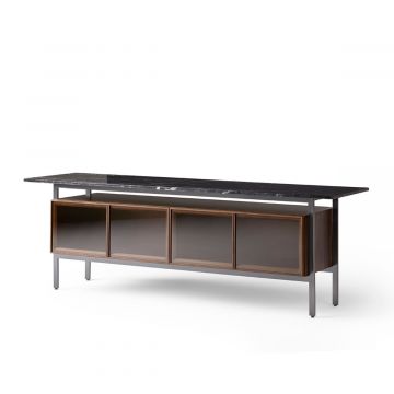 Chicago meuble de rangement portes en verre