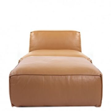 Cube élément méridienne - cuir marron canyon (Outlet)