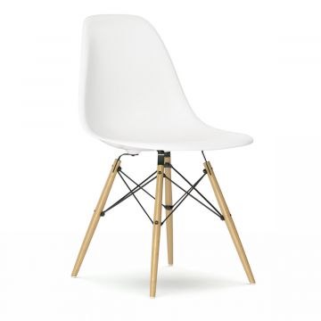 Eames chaise DSW - Pieds Clairs - Blanc (Outlet)
