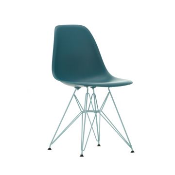 Eames chaise DSR COLOURS - Bleu de mer / Bleu ciel (Outlet)