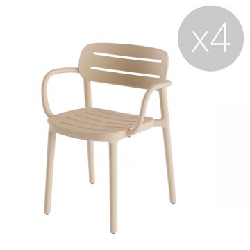 Fauteuil croisette - Lot de 4