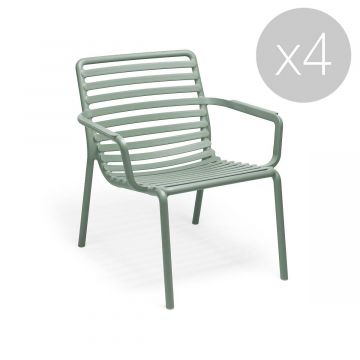 Fauteuil Doga Relax - Lot de 4