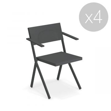 Fauteuil Mia - Lot de 4 
