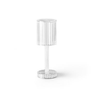 Lampe de table Gatbsy Cylindre - Transparent (Outlet)