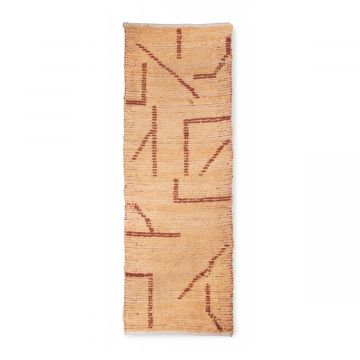 Hand woven cotton runner - Tapis