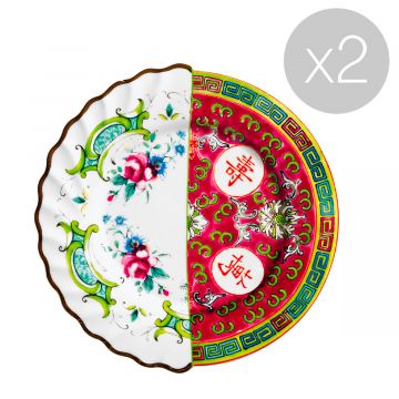 Hybrid Eudossia Assiette à Dessert - Lot de 2