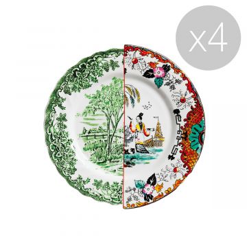 Hybrid Ipazia Assiette Plate - Lot de 4 