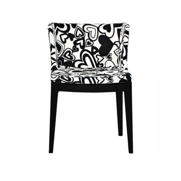 Fauteuil Mademoiselle Moschino - Coeurs noirs