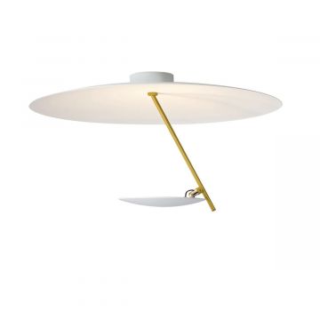 Plafonnier Lederam C180 - Blanc / Or (Outlet)