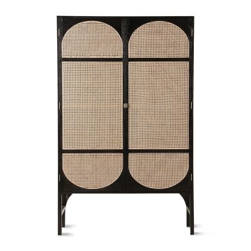 Retro Webbing Cabinet With Shelves