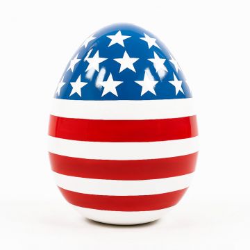 Oeuf drapeau USA
