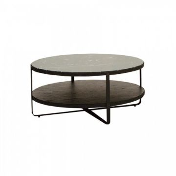 Oxy table basse marbre noir (Outlet)