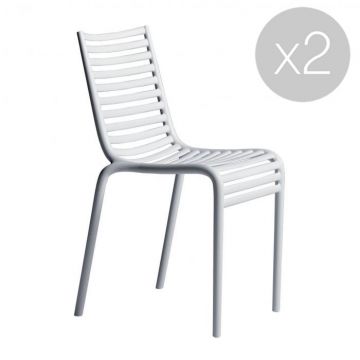 Chaise PIP-e - Lot de 2 - Blanc