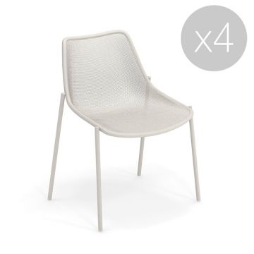 Round chaise - Lot de 4