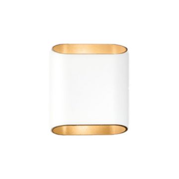 Applique Trapz blanc/ champagne