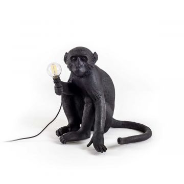 The Monkey Lamp Sitting