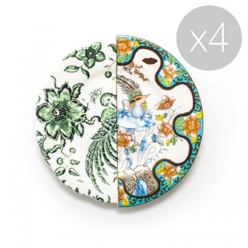 Assiette de fruits Hybrid Zoe - Lot de 4