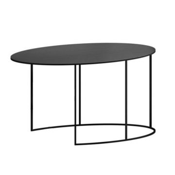 Table basse Slim Irony Oval H 42 cm (Outlet)