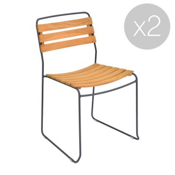 Surprising Teck Chaise - Lot de 2