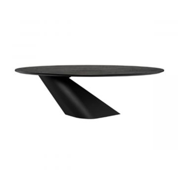 Table ovale O - Chêne noir