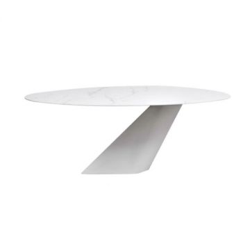 Table Ovale O - 200 cm - Blanc (Outlet)