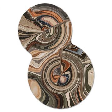 Tapis Liquid Layers organique - Galet (Outlet)