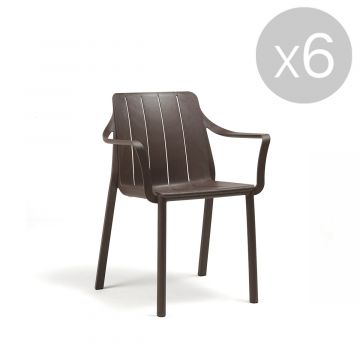 Tiberina - Fauteuils - Lot de 6