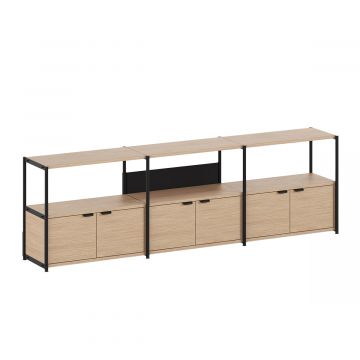 Buffet Unit 2 Three Columns - L224 cm