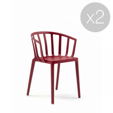 Chaise Venice mat - Lot de 2