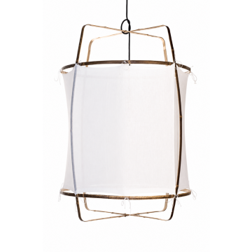 Z1 Black suspension - Diam. 67 cm - Cotton Blanc (Outlet)