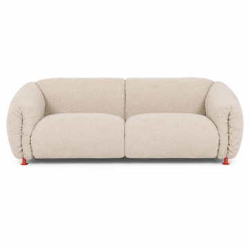 Canapé Za:Za MAX 240 cm - Tissu Sabbia Cat 20 24607 / Structure Orange (Outlet)
